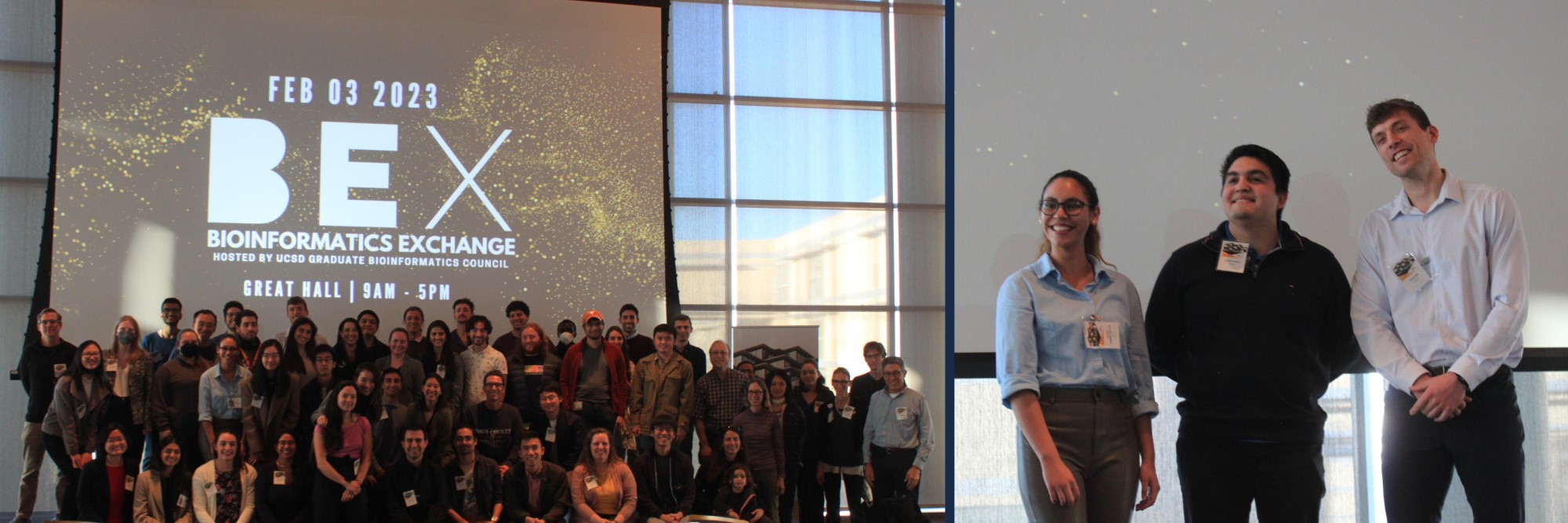 BEx 2023 group photo and student award winners