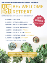 Bioinformatics Exchange (BEx) 2019 Welcome Retreat